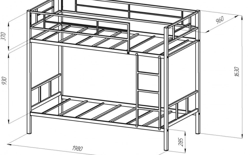 Двухъярусная кровать Севилья-2