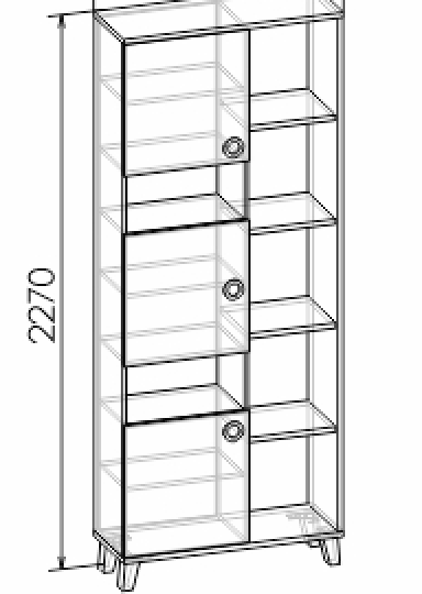 Шкаф для книг Смарти Пинк ШК Шкаф для книг Смарти Пинк ШК