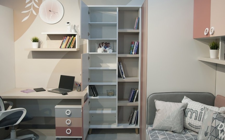 Шкаф для книг Смарти Пинк ШК Шкаф для книг Смарти Пинк ШК