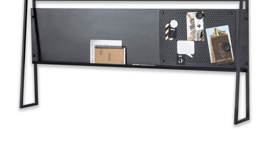 Надстройка к письменному столу Dark Metal Line