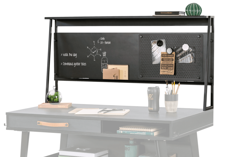 Надстройка к письменному столу Dark Metal Line