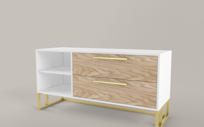 Тумба под ТВ Тури Белый