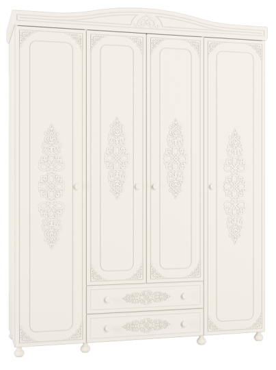 Шкаф комбинированный Ассоль АС-28 Белый