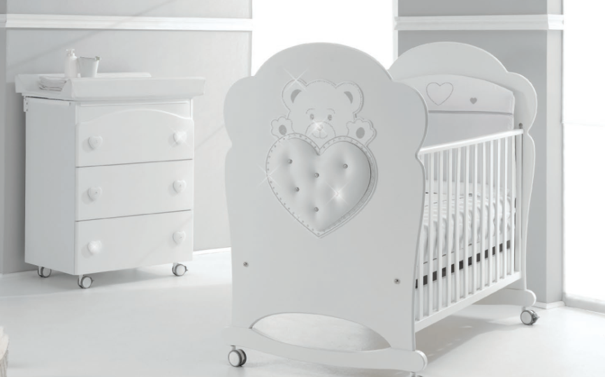 Комод пеленальный Erbesi Elite с ванночкой