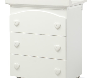 Комод пеленальный Erbesi Elite с ванночкой