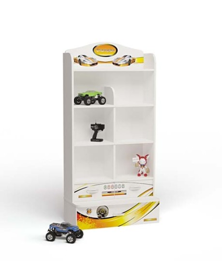 Стеллаж широкий "Champion" белый