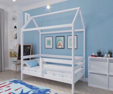 Кровать Домик Эко-9 с высоким бортиком