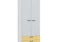 Шкаф 2-х створчатый многофункциональный Ламбо Ш2.М