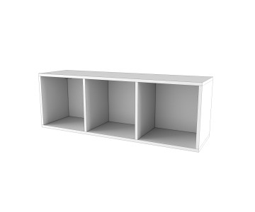 Полка 3 куба "Два плюс два" (корпус белый)