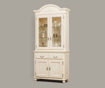 Сервант Валенсия двухдверный 2-8 на круглых ножках