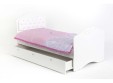 Кровать классик "Princess" №2 белое или розовое изголовье
