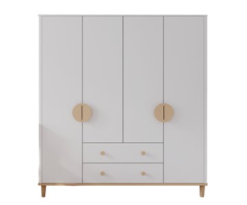 Шкаф 4-х дверный Эмма 11, с двумя ящиками