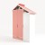 Шкаф 3х дверный из серии Домик белый (Розовый)