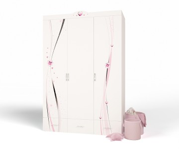 Шкаф 3-х дверный "Princess" без зеркала Шкаф 3-х дверный "Princess" без зеркала