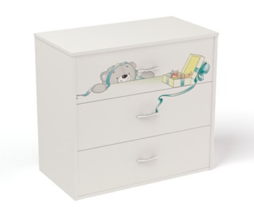 Комод "Bears" белый с мишками Комод "Bears" белый с мишками