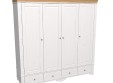 Шкаф с четырьмя глухими дверями "Бейли" Шкаф с четырьмя глухими дверями "Бейли"