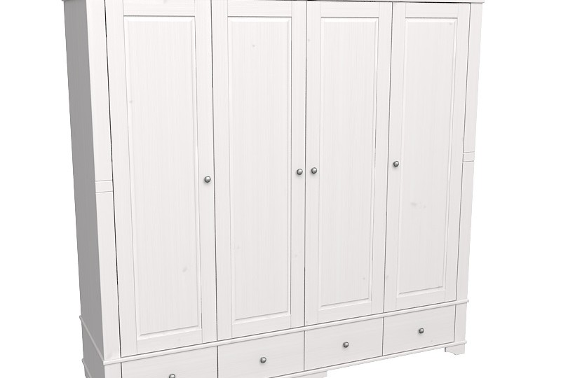 Шкаф с четырьмя глухими дверями "Бейли" Шкаф с четырьмя глухими дверями "Бейли"