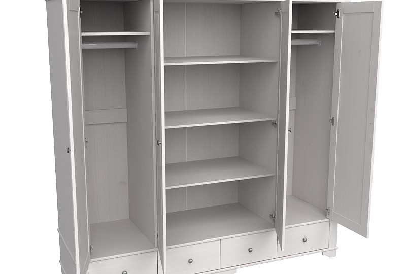 Шкаф с четырьмя глухими дверями "Бейли" Шкаф с четырьмя глухими дверями "Бейли"