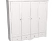 Шкаф с четырьмя глухими дверями "Бейли" Шкаф с четырьмя глухими дверями "Бейли"