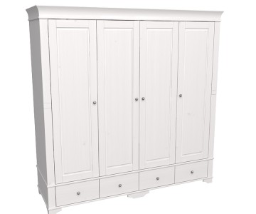 Шкаф с четырьмя глухими дверями "Бейли" Шкаф с четырьмя глухими дверями "Бейли"