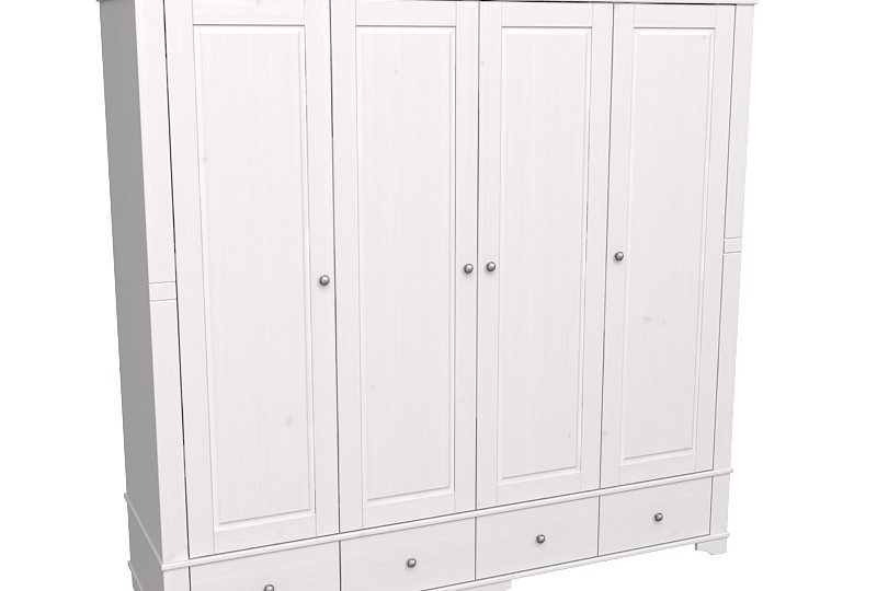 Шкаф с четырьмя глухими дверями "Бейли" Шкаф с четырьмя глухими дверями "Бейли"