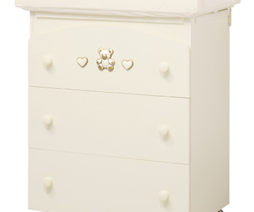 Комод пеленальный Erbesi Tippy Jolie с ванночкой