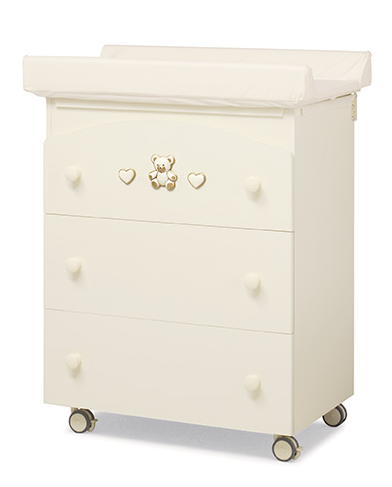 Комод пеленальный Erbesi Tippy Jolie с ванночкой