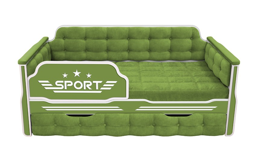 Детская кровать "Спорт" 170 с дополнительным спальным местом Детская кровать "Спорт" 170 с дополнительным спальным местом