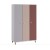 Шкаф 3-х створчатый Смарти Пинк Ш3