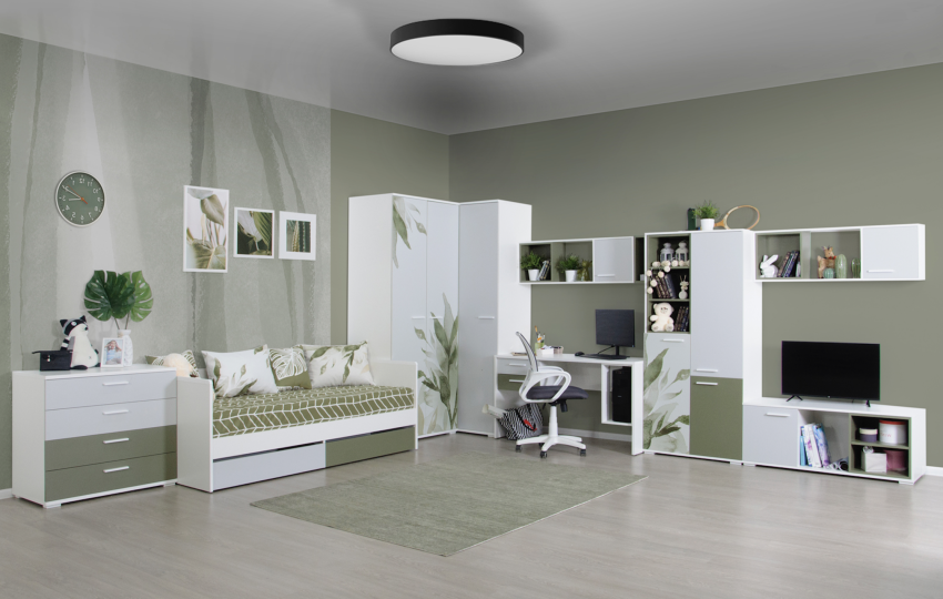 Шкаф угловой правый Флора ШУ Шкаф угловой правый Флора ШУ