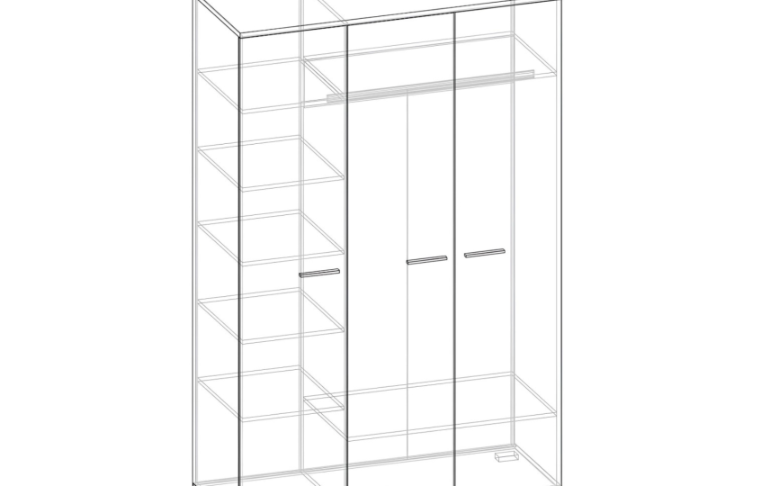 Шкаф 3-х створчатый Ламбо Ш3