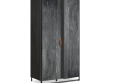 Шкаф двухдверный Dark Metal