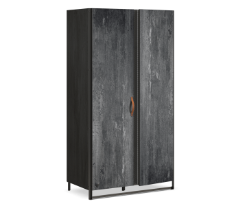 Шкаф двухдверный Dark Metal