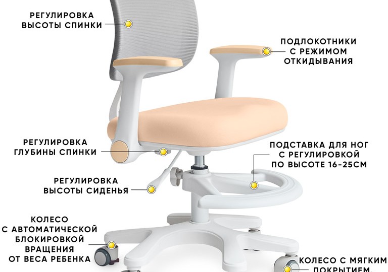 Детское кресло ErgoKids Bambi Air (Y-309)