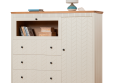 Комод Грета №42 три ящика, дверь и закрытая ниша