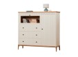 Комод Грета №42 три ящика, дверь и закрытая ниша