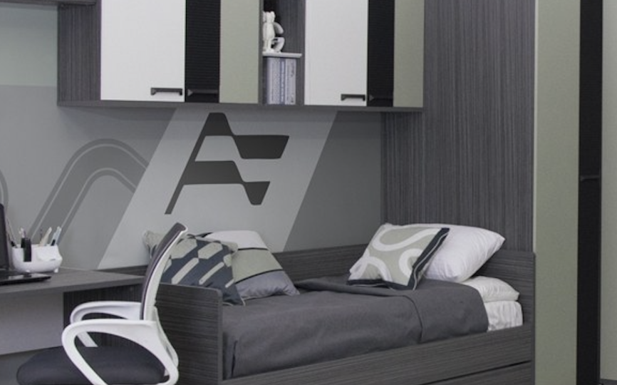 Кровать Сплит с доп. спальным местом, КР1 Кровать Сплит с доп. спальным местом, КР1