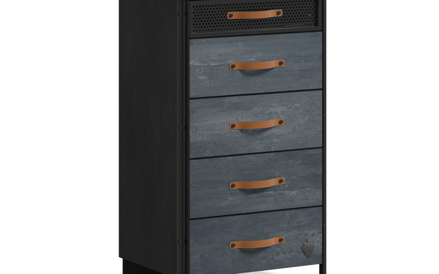 Комод Dark Metal высокий