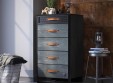 Комод Dark Metal высокий