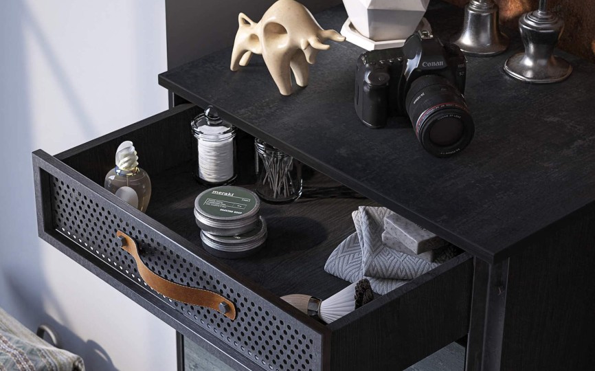 Комод Dark Metal высокий