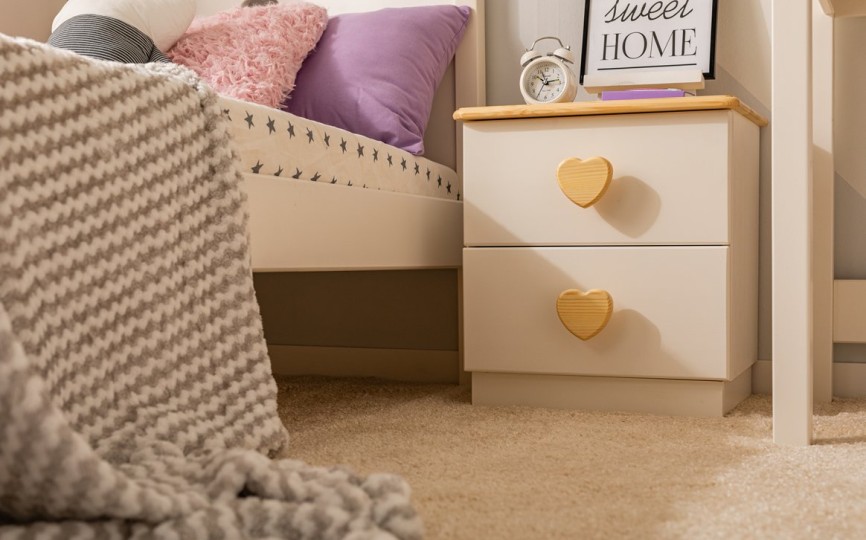 Тумба прикроватная узкая, два ящика Тимберика Кидс №3