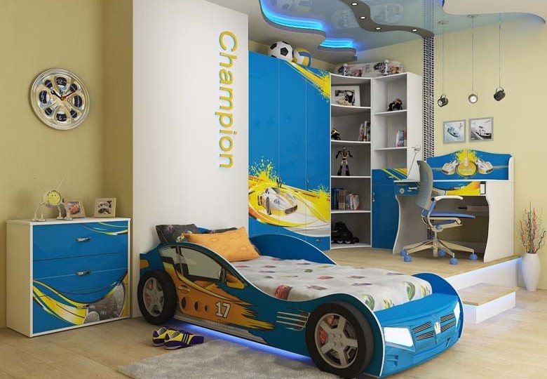 Детская комната "Champion" cиняя для мальчика