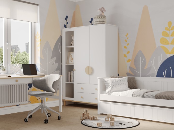 Шкаф 3-х дверный Эмма 13 с отсеком для книг Шкаф 3-х дверный Эмма 13 с отсеком для книг