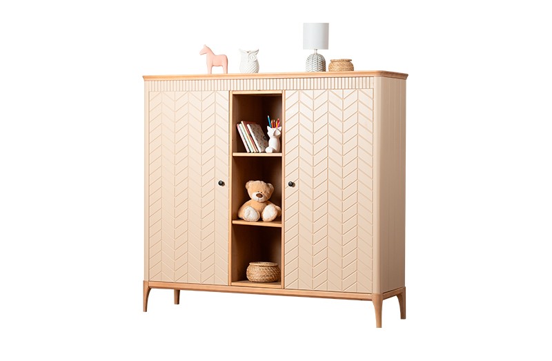 Комод Грета №43, две двери и полки