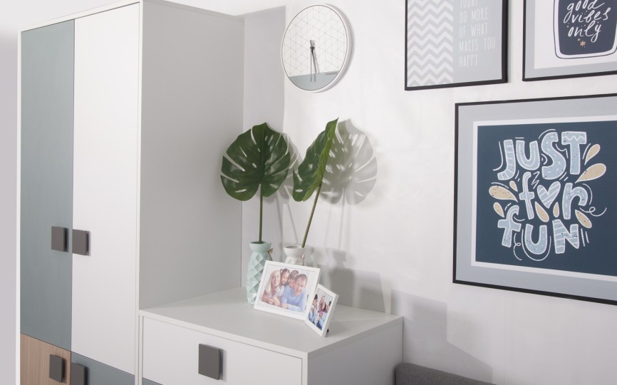 Детская комната "Димика" (серый)