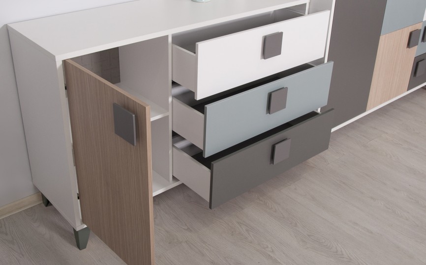 Детская комната "Димика" (серый)