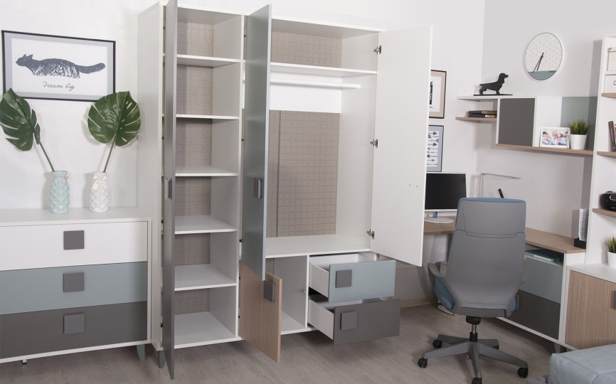 Детская комната "Димика" (серый)