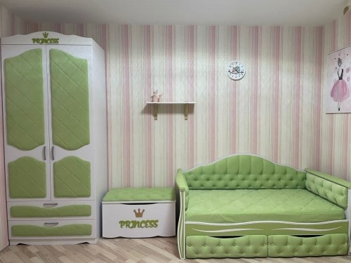 Детская кровать "Иллюзия" 160 с двумя ящиками