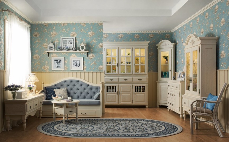 Сервант Валенсия двухдверный 2-11 на высоких ножках