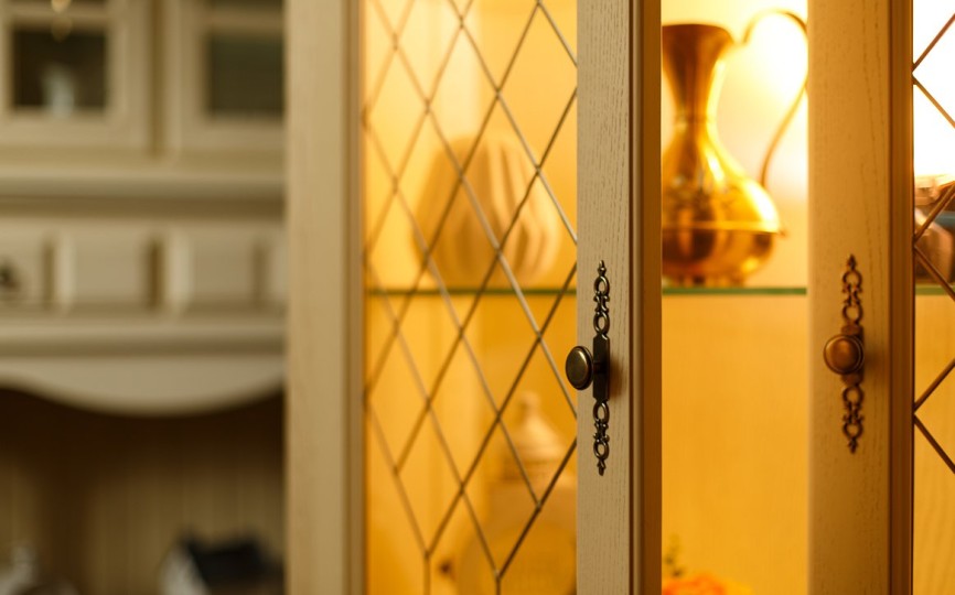 Сервант Валенсия двухдверный 2-11 на высоких ножках